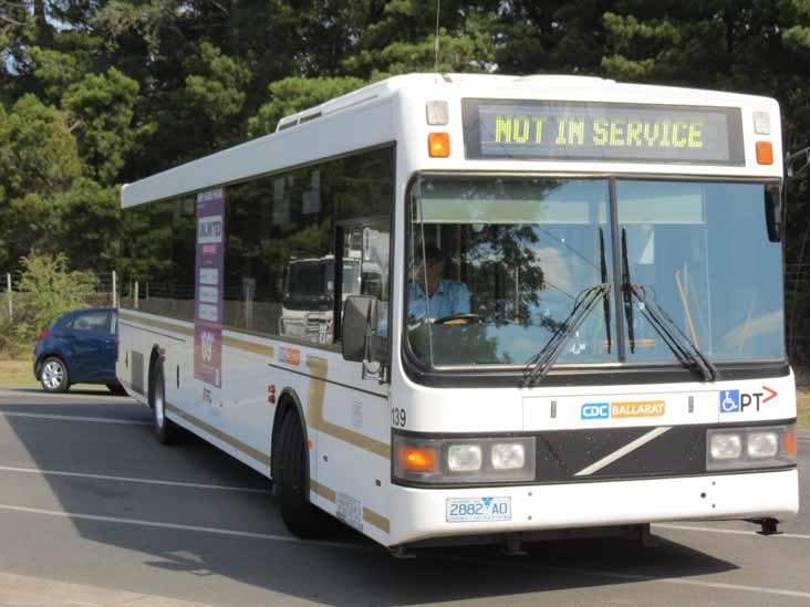 CDC Ballarat Volvo B10BLE Volgren CR221L 139